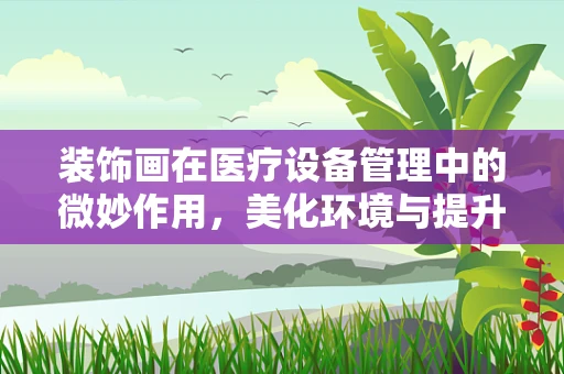 装饰画在医疗设备管理中的微妙作用，美化环境与提升患者体验的双重考量