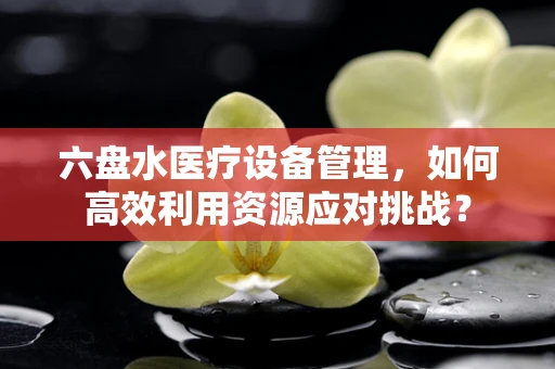 六盘水医疗设备管理，如何高效利用资源应对挑战？