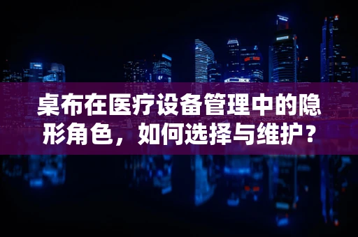 桌布在医疗设备管理中的隐形角色，如何选择与维护？