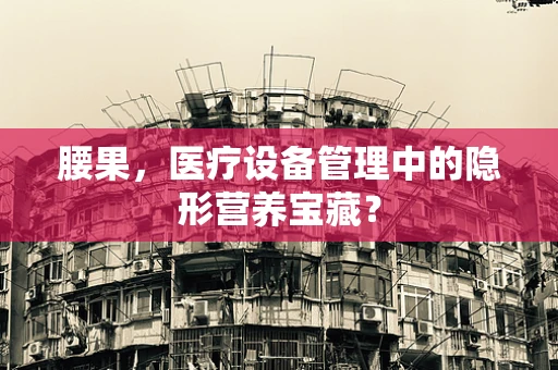 腰果，医疗设备管理中的隐形营养宝藏？