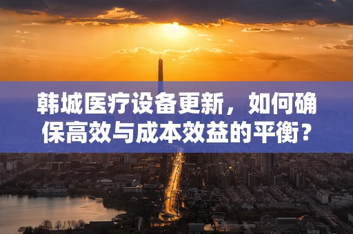 韩城医疗设备更新，如何确保高效与成本效益的平衡？