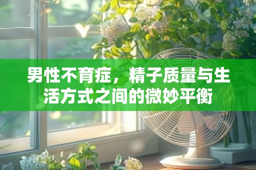 男性不育症，精子质量与生活方式之间的微妙平衡