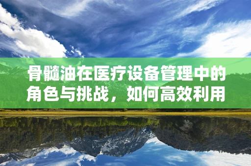 骨髓油在医疗设备管理中的角色与挑战，如何高效利用与安全存储？