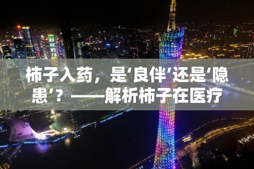 柿子入药，是‘良伴’还是‘隐患’？——解析柿子在医疗设备管理中的潜在影响