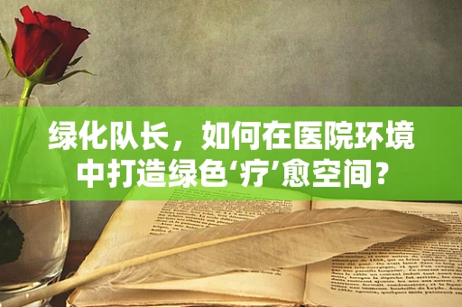 绿化队长，如何在医院环境中打造绿色‘疗’愈空间？