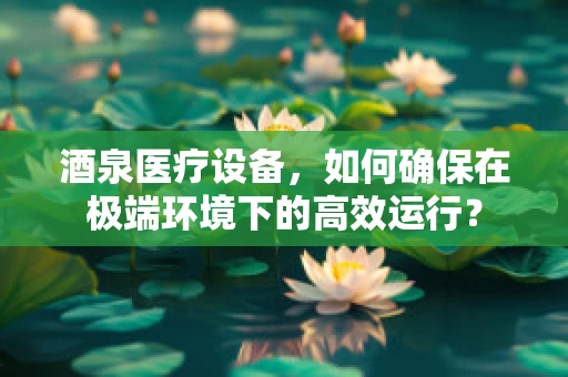酒泉医疗设备，如何确保在极端环境下的高效运行？
