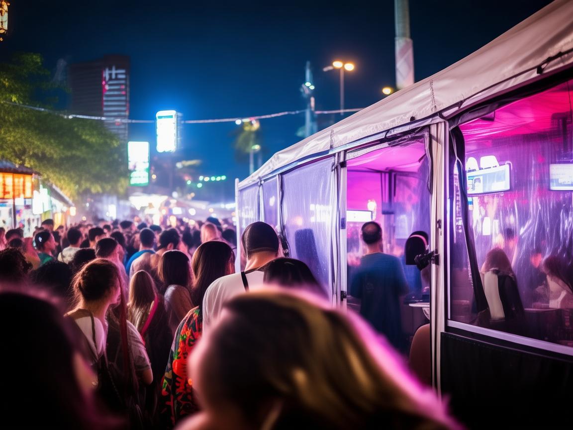 夜市音乐节，如何确保医疗设备在人群聚集活动中的安全与高效？