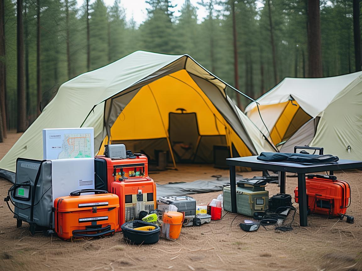 露营地帐篷区，如何确保医疗设备在户外环境中的安全与高效？
